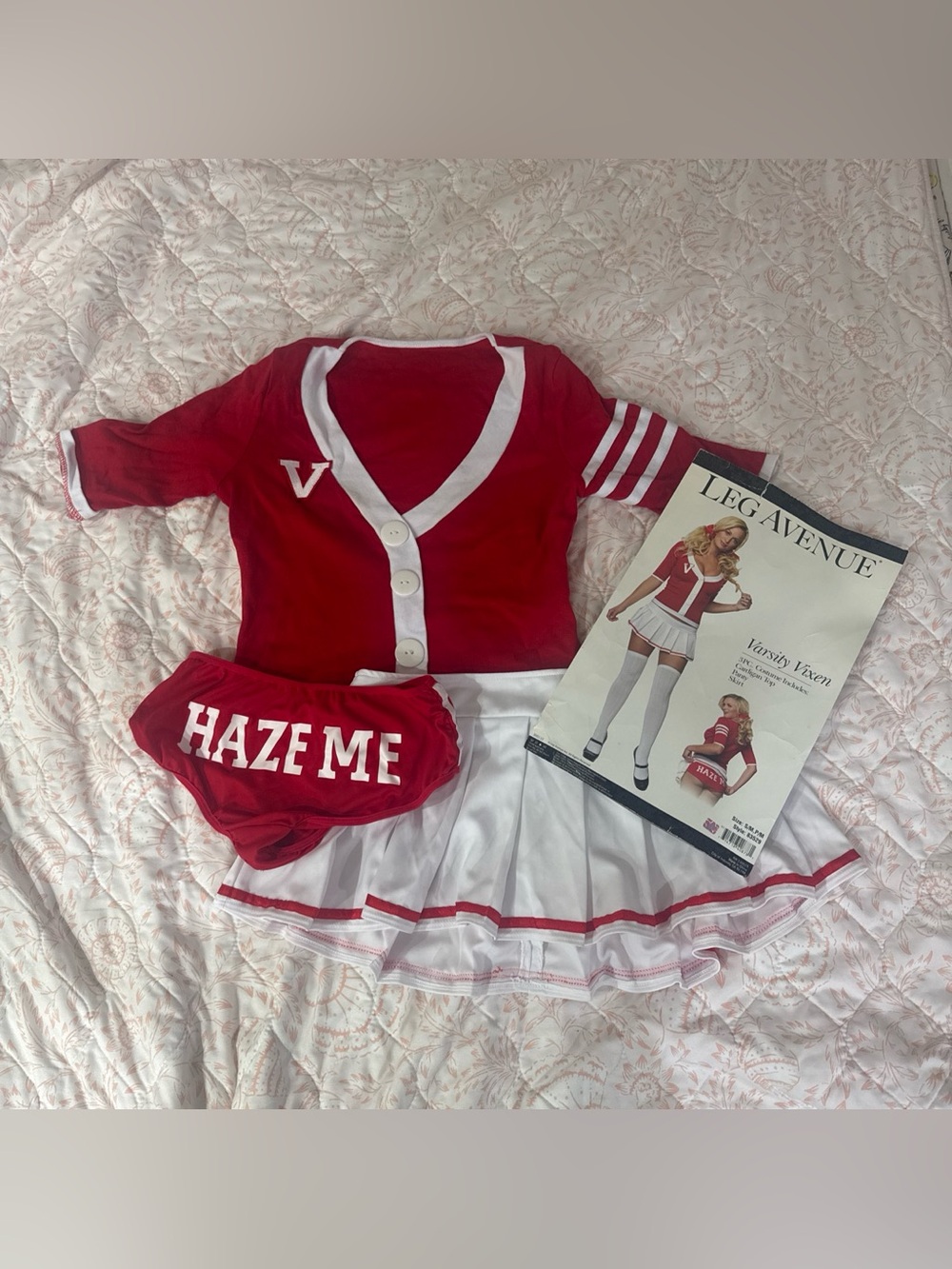 Leg Avenue Varsity Vixen/ Cheerleader Costume